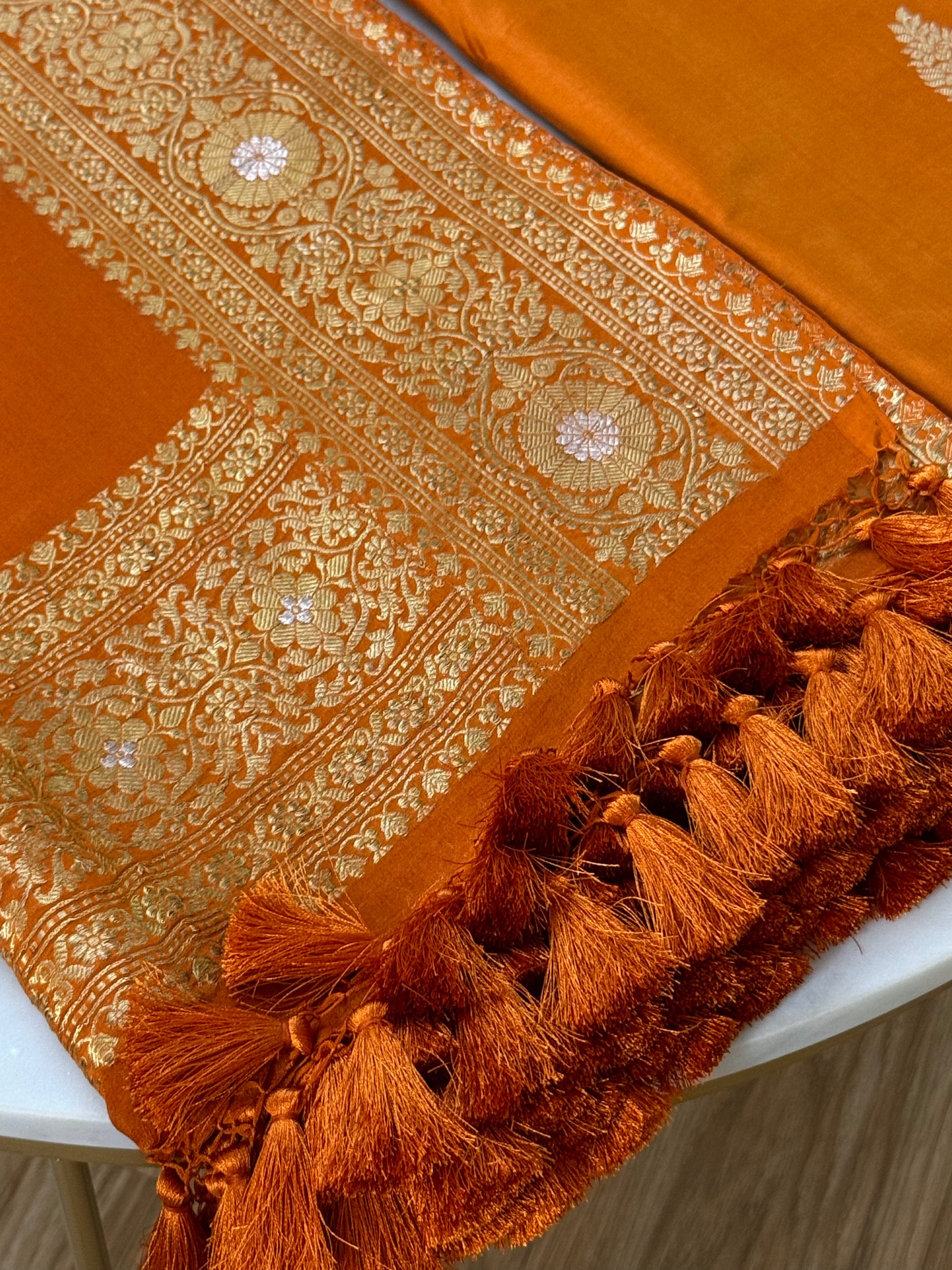 Katan Silk Suit With Georgette Dupatta