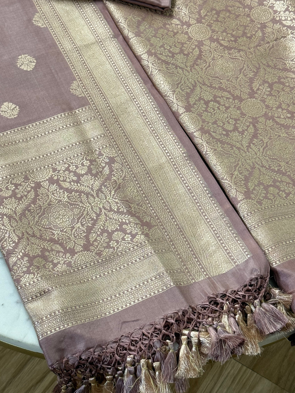Katan Silk Brocade Suit Set