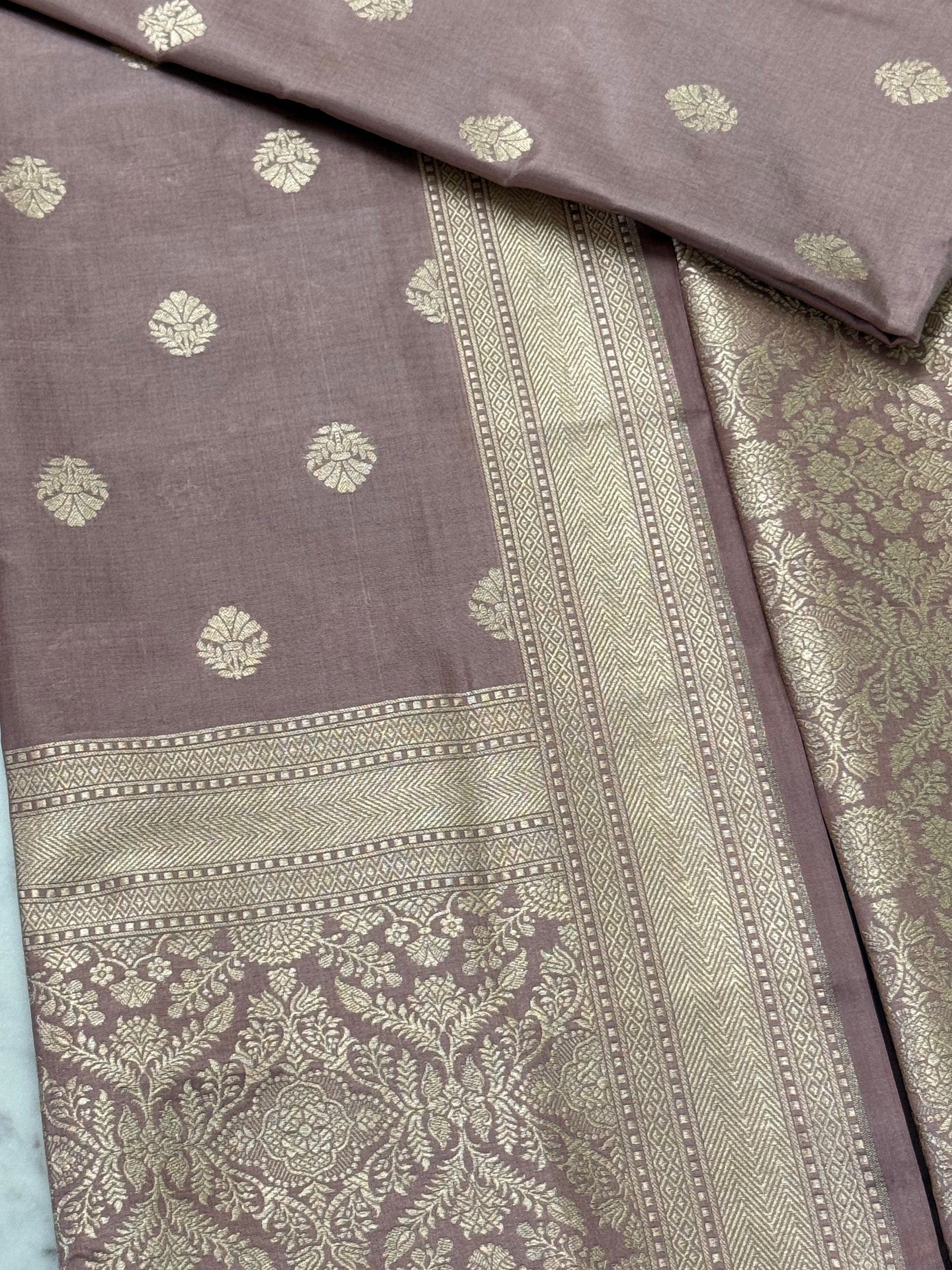 Katan Silk Brocade Suit Set
