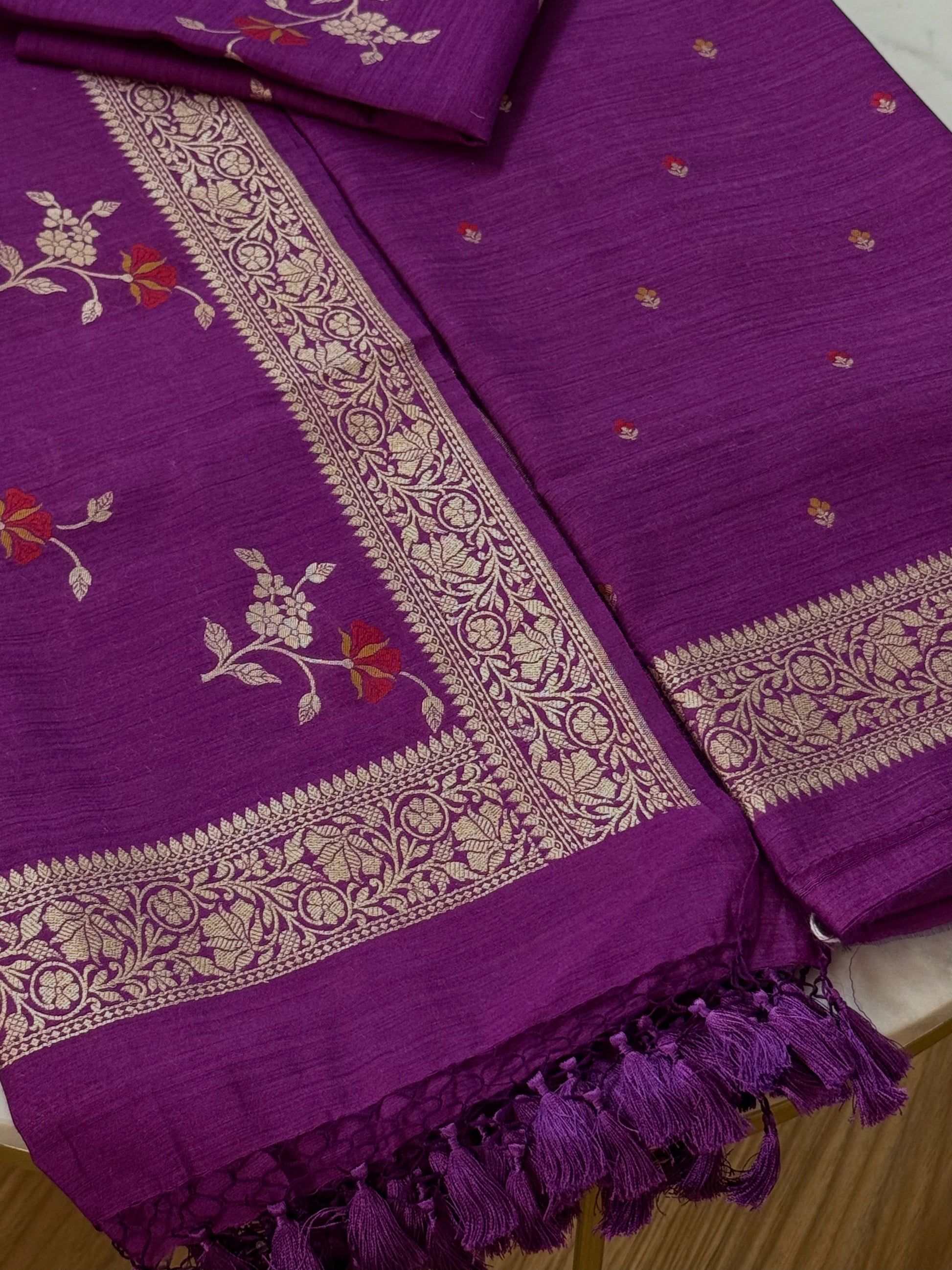 Premium Munga Silk Suit Set