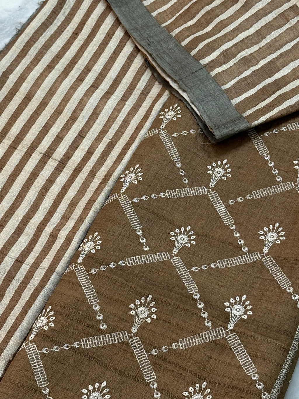 Tussar Silk Suit