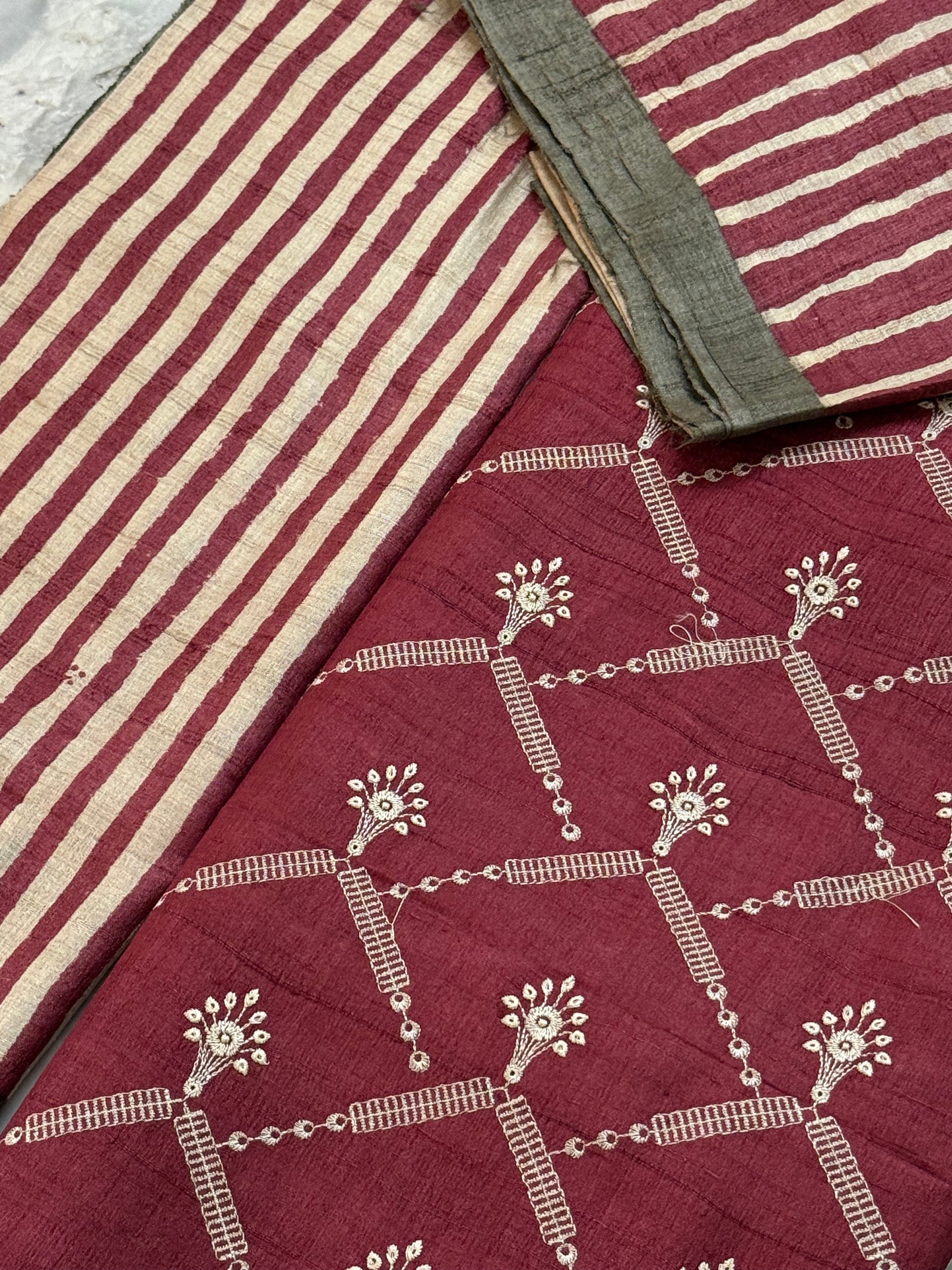 Tussar Silk Suit
