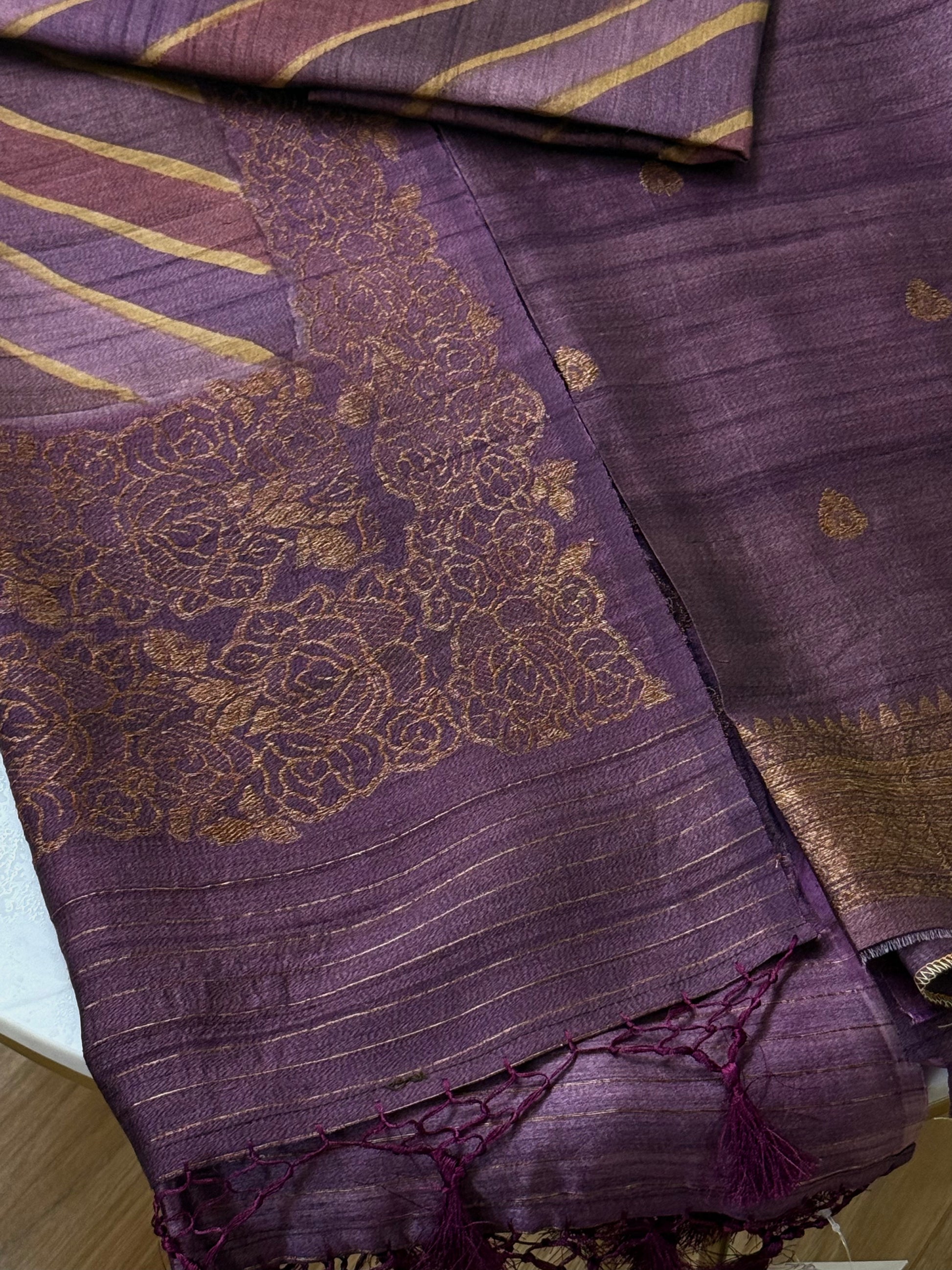 Tussar Silk Suit