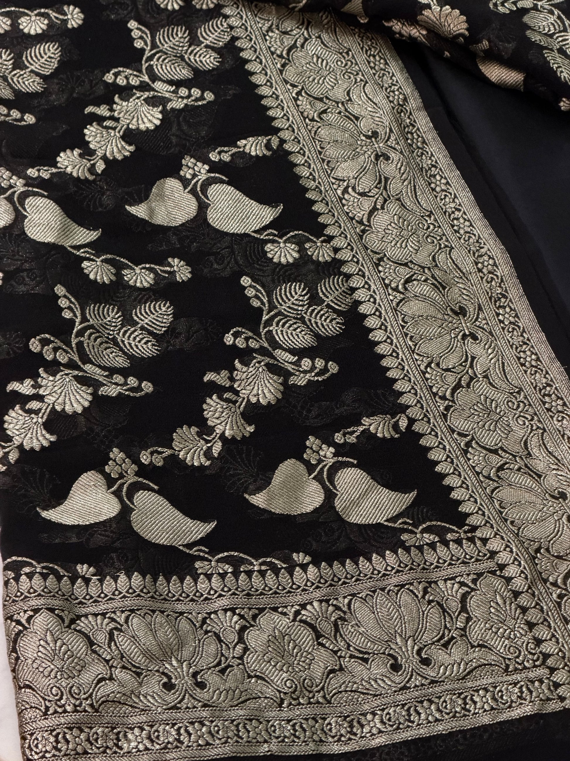 Premium Katan Silk Suit With Georgette Dupatta 