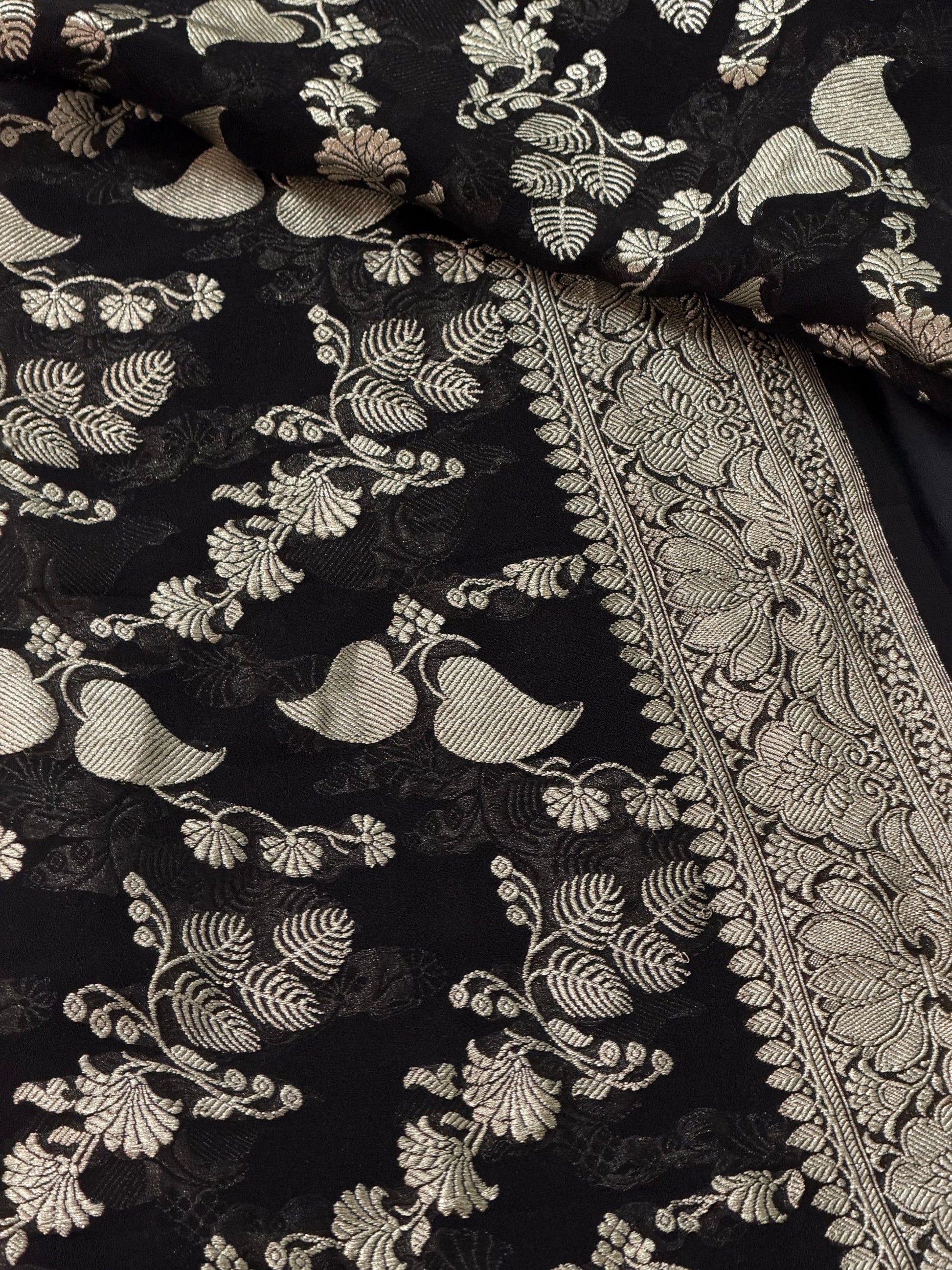 Premium Katan Silk Suit With Georgette Dupatta 