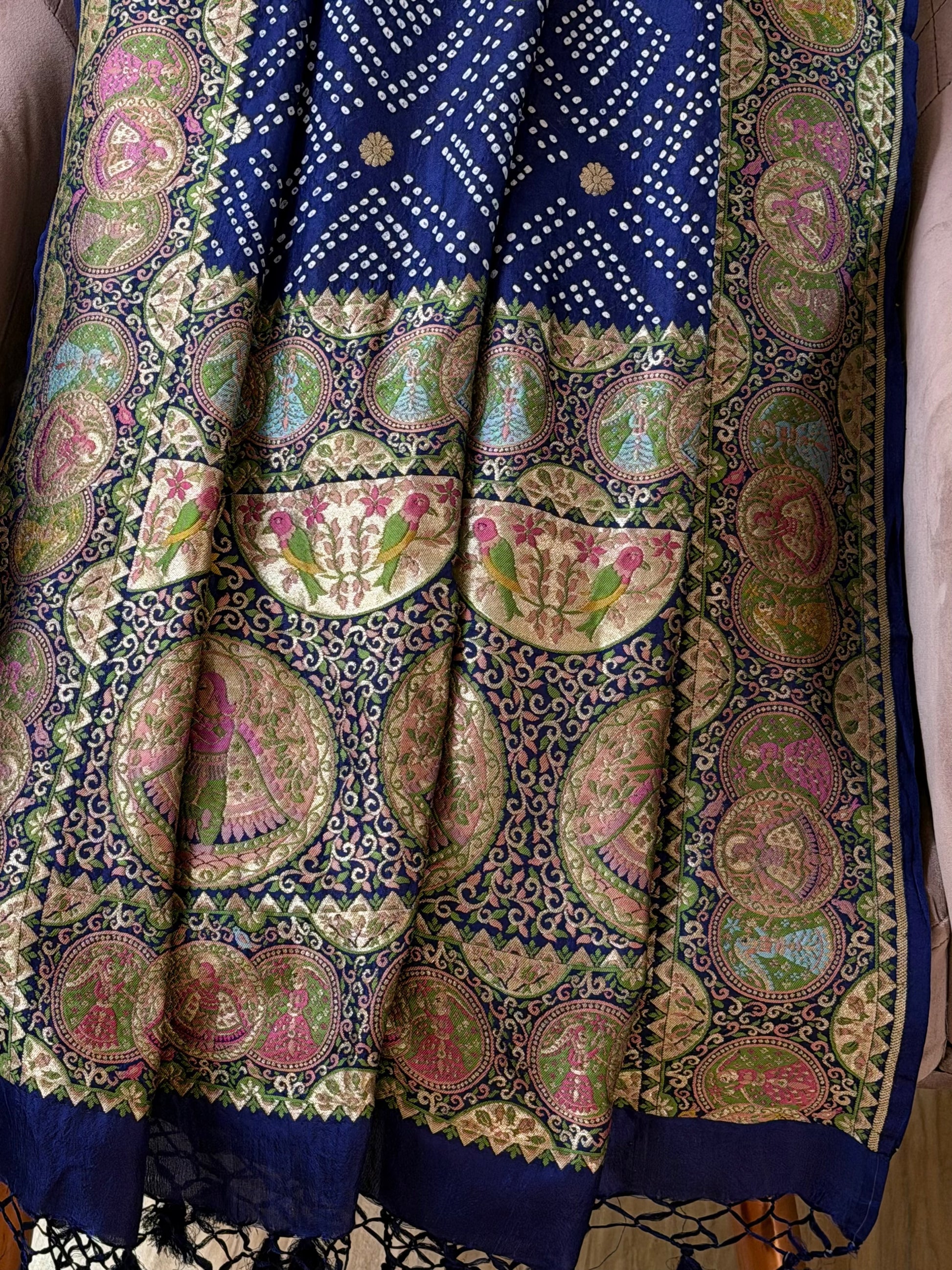 Premium Banarasi Bandhani Dupatta 