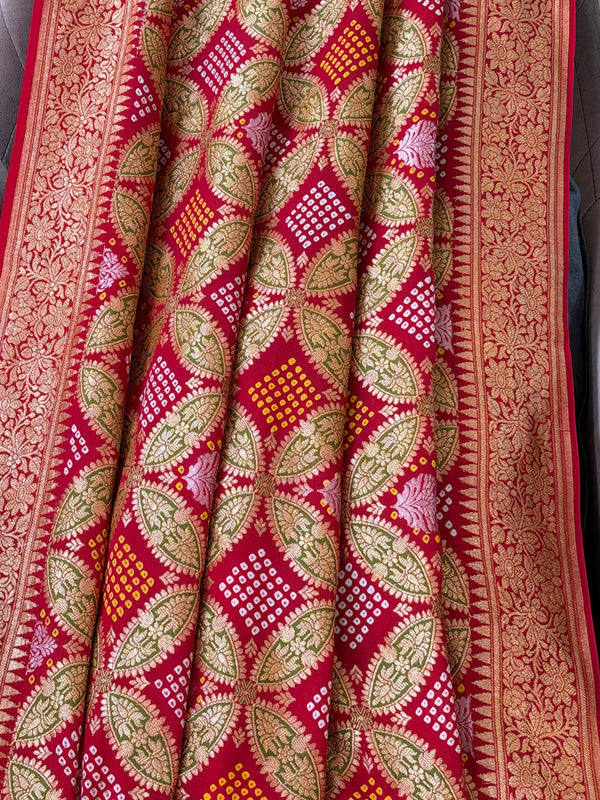 Banarasi Bandhani Dupatta