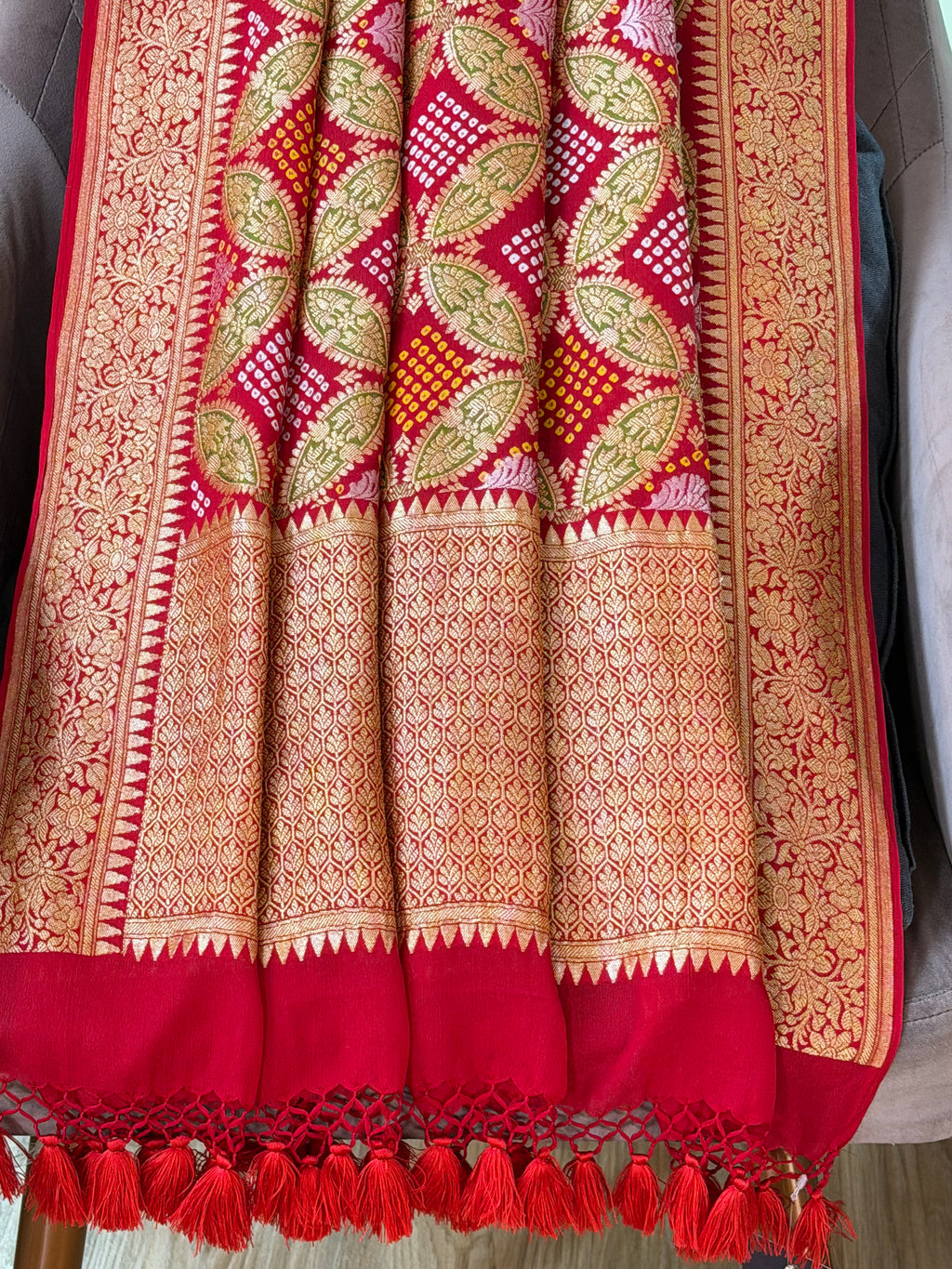 Banarasi Bandhani Dupatta