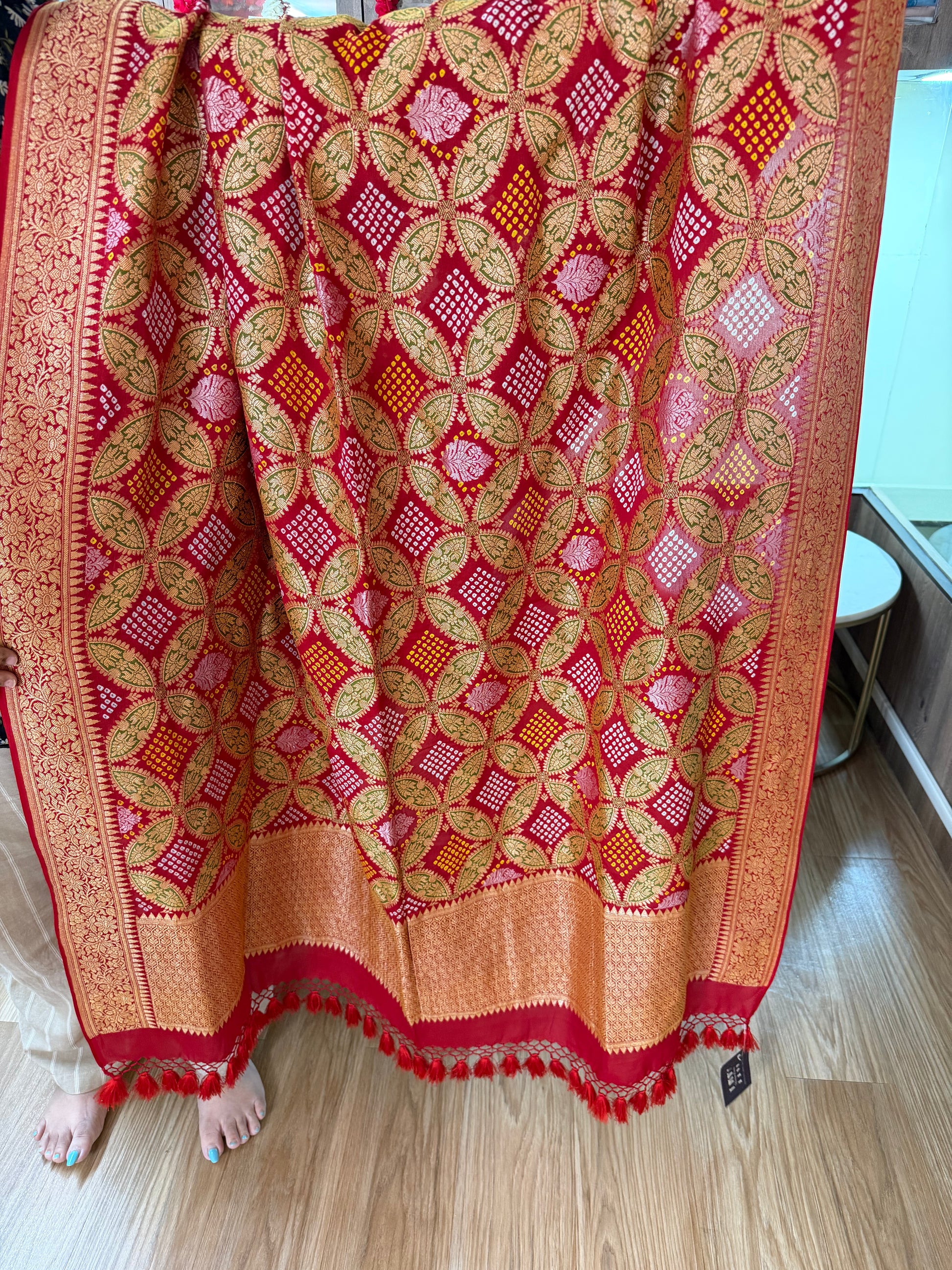 Banarasi Bandhani Dupatta