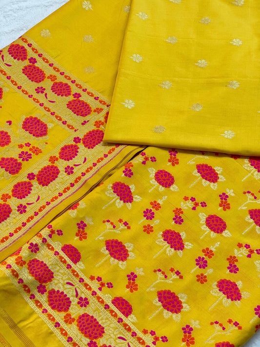 Katan Silk Suit Set Heritage Weaves Online