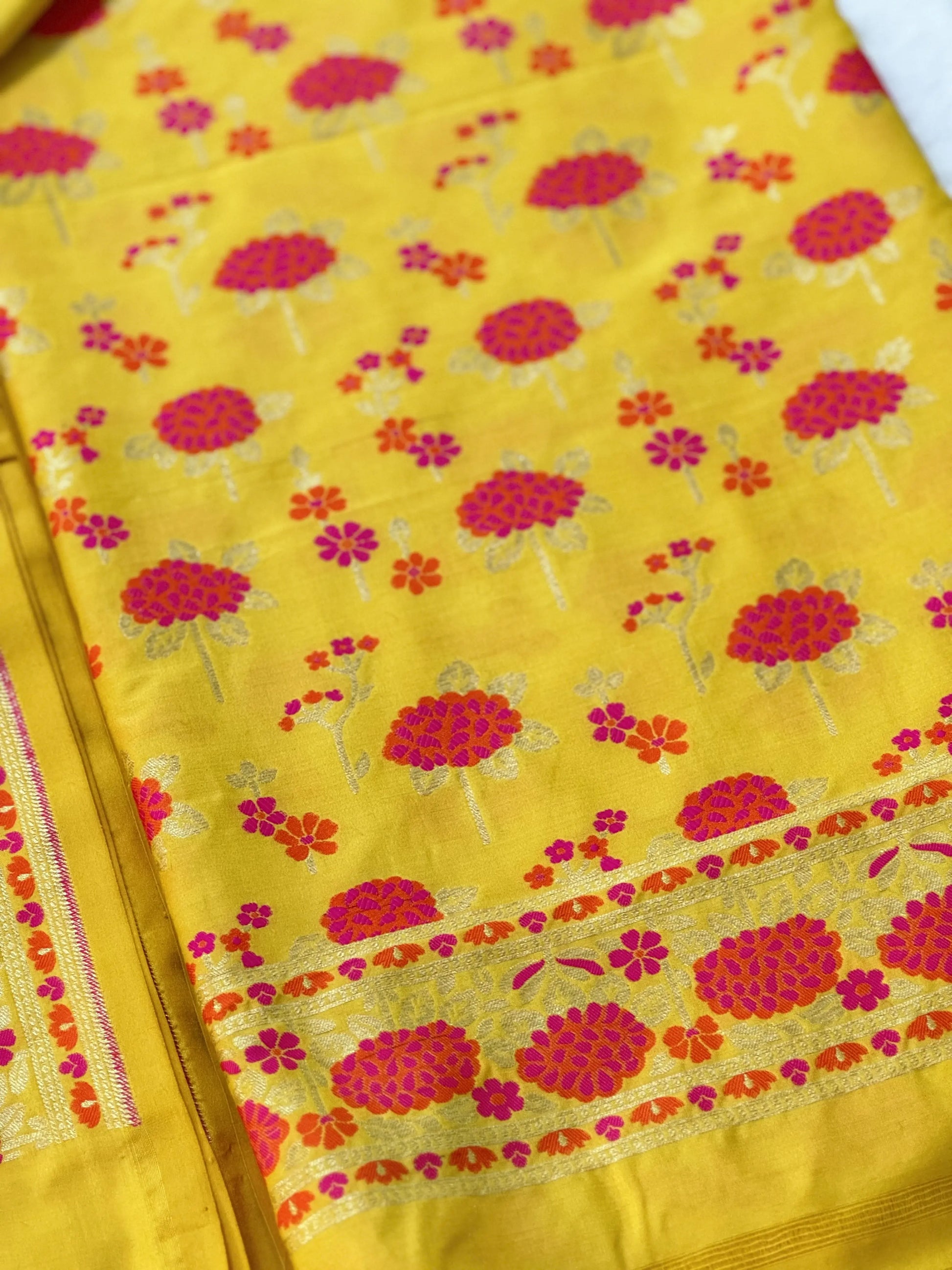 Katan Silk Suit Set Heritage Weaves Online