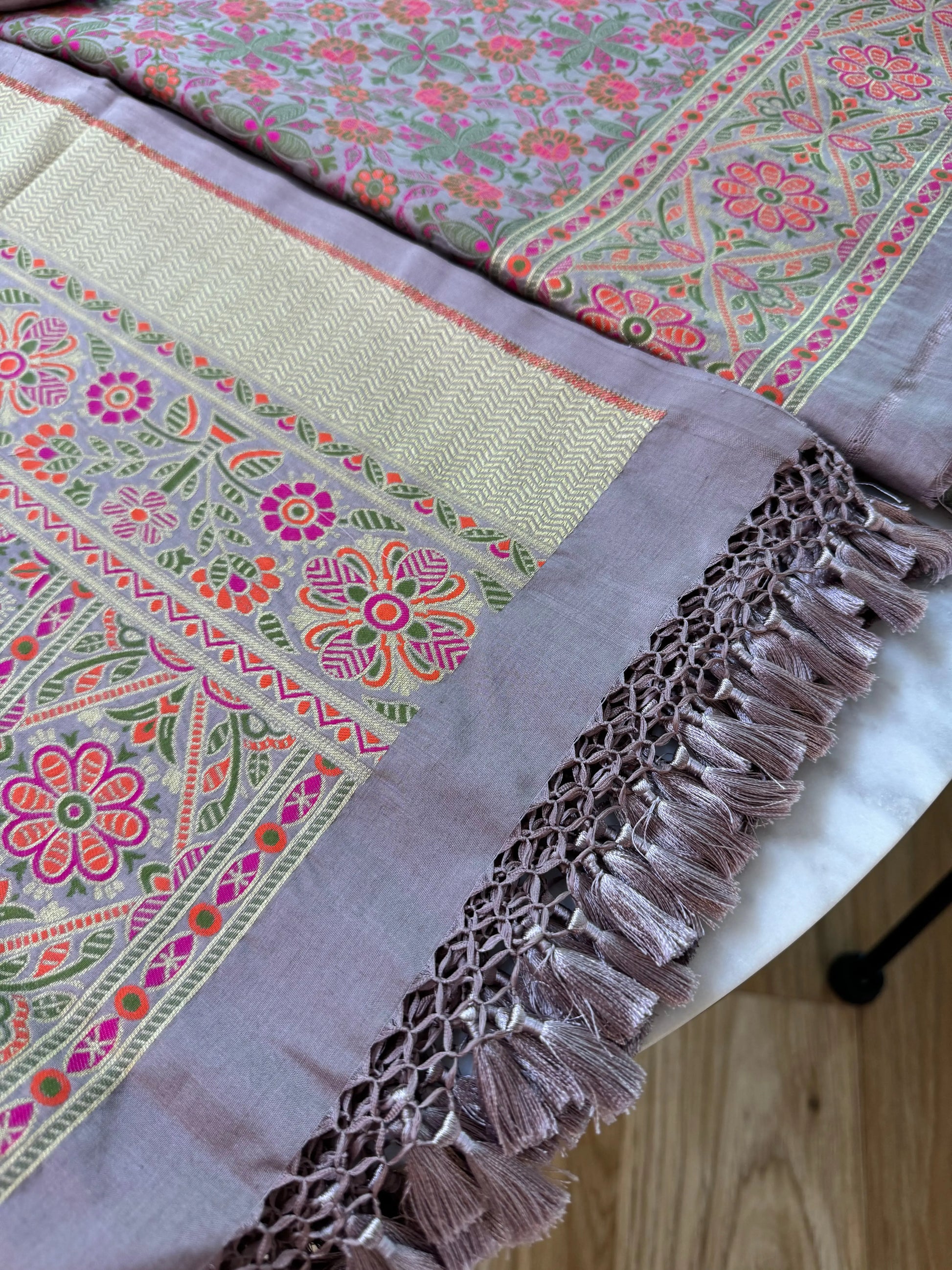 Katan Silk Suit Set Heritage Weaves Online