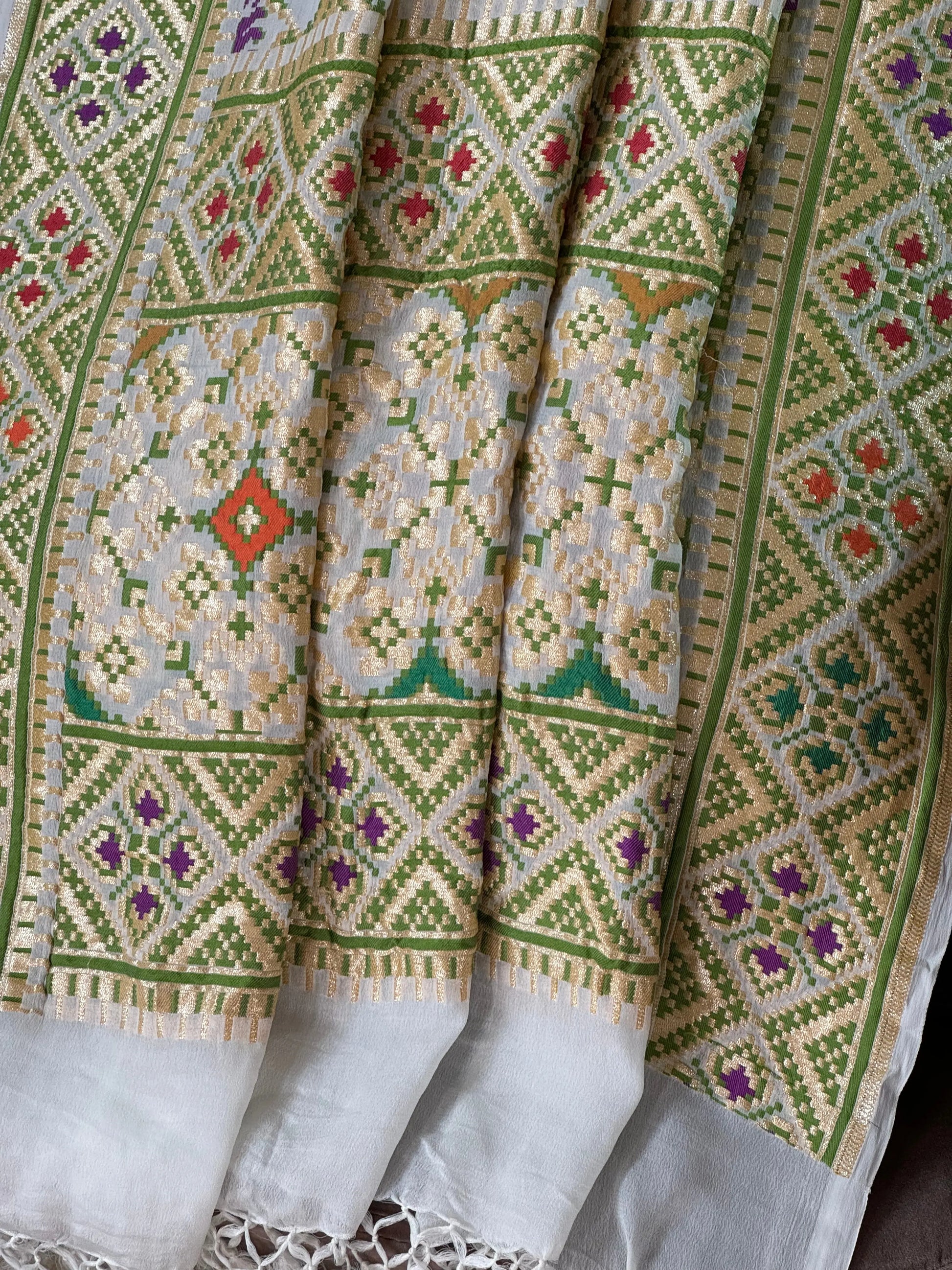 Premium Georgette Dupatta Heritage Weaves Online