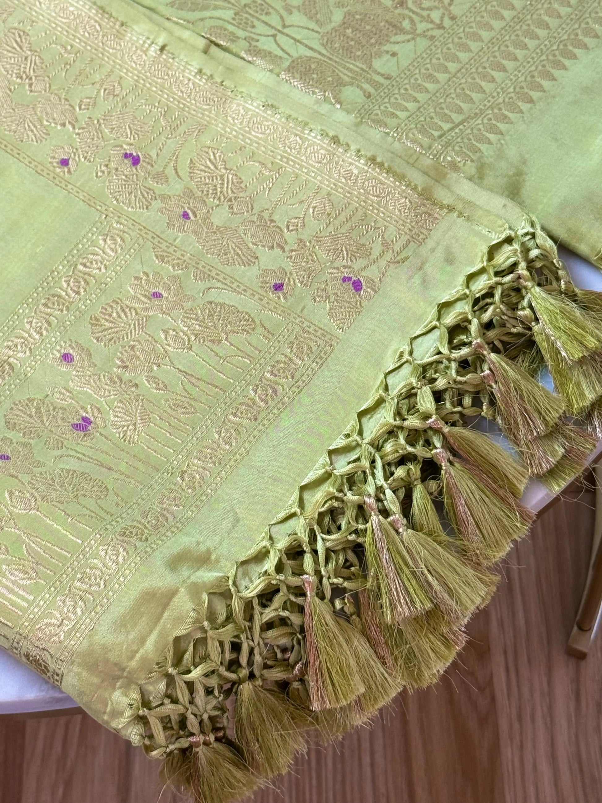 Katan Silk Suit Set Heritage Weaves