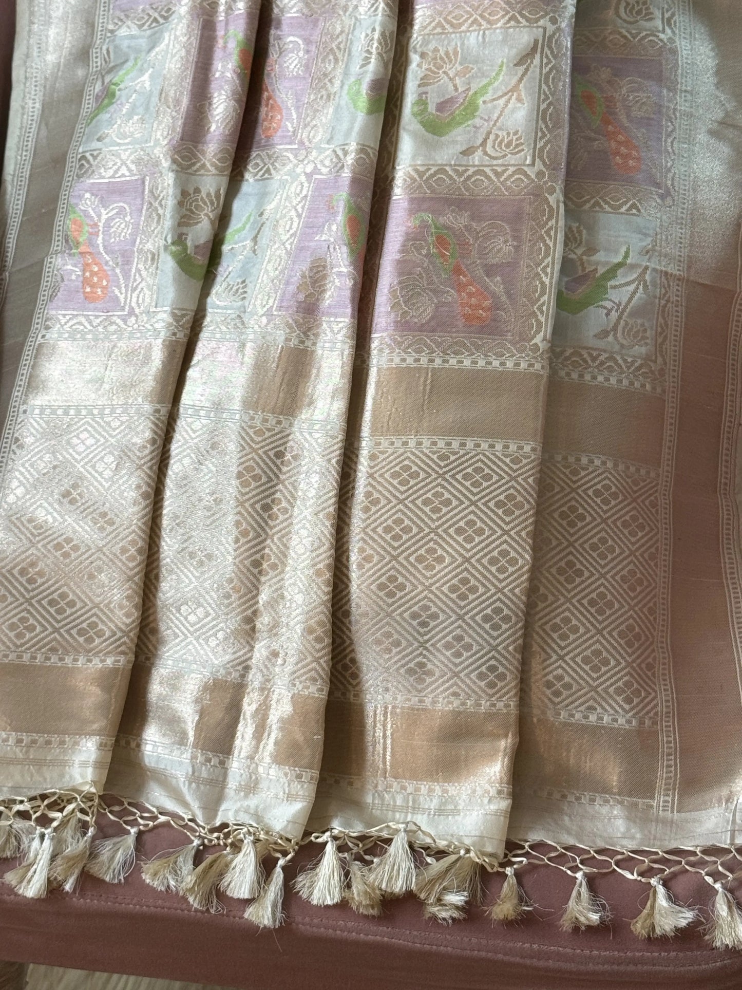 Katan Silk Dupatta Heritage Weaves Online