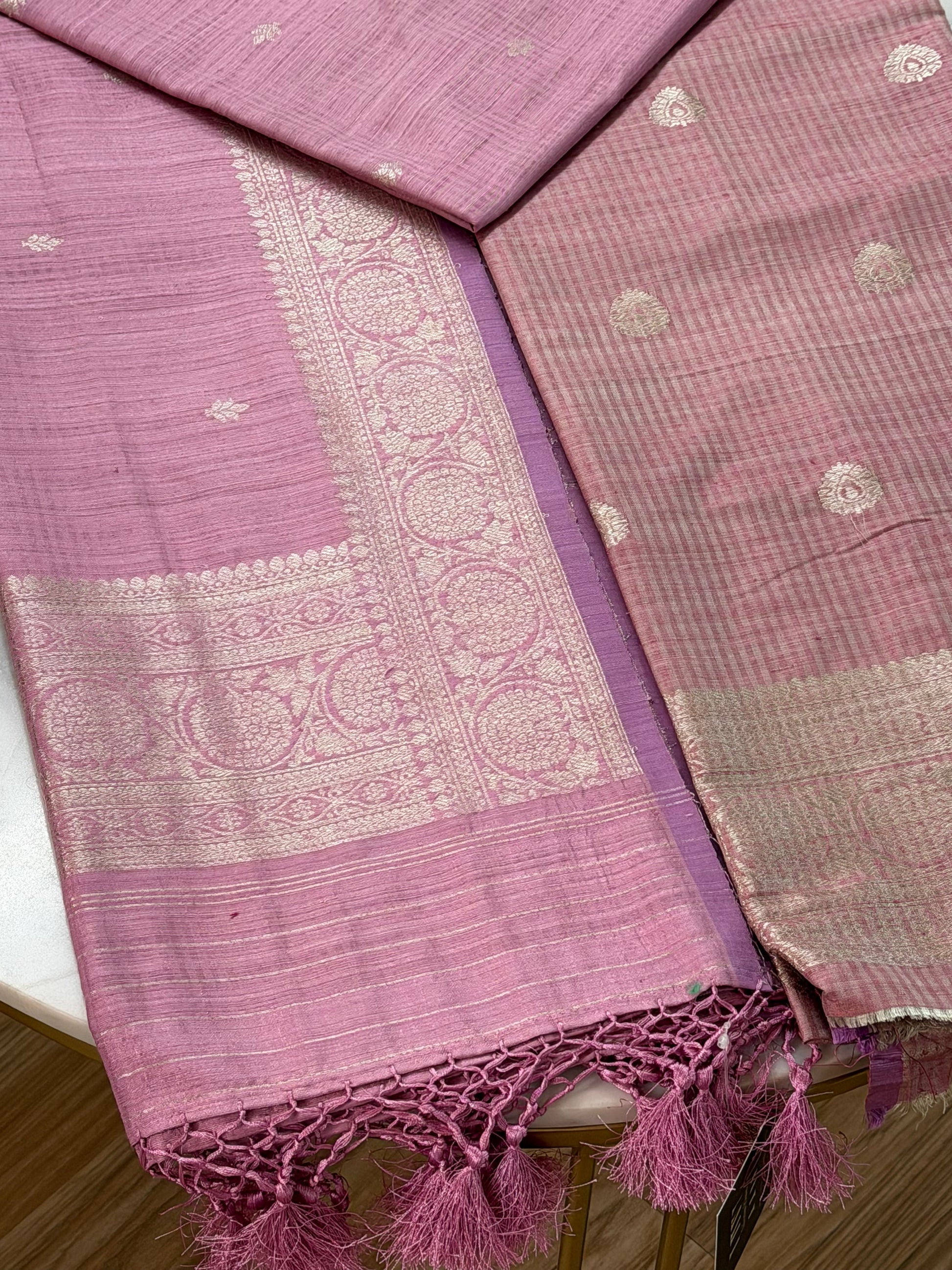 Raw Silk Suit Set 