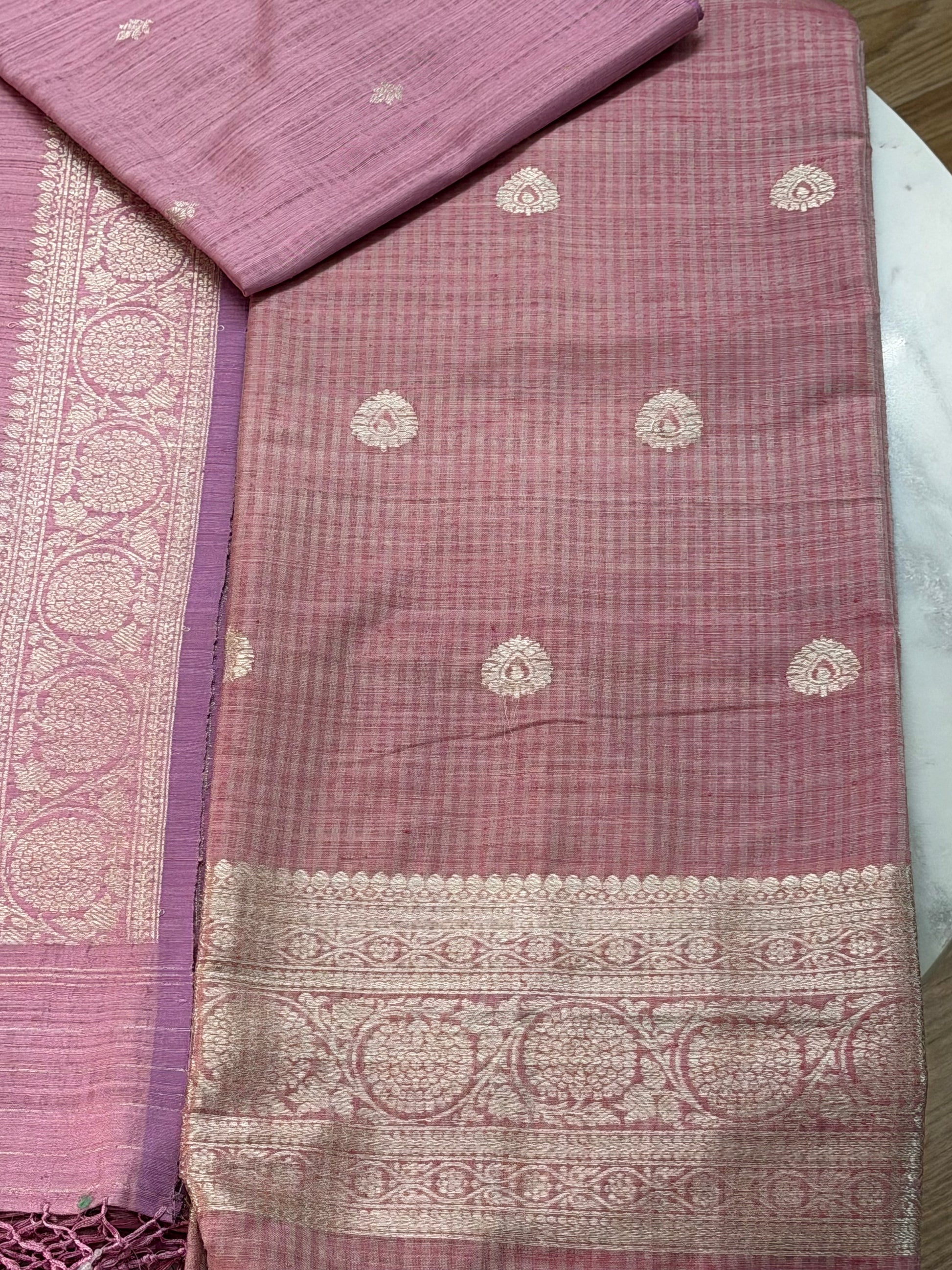 Raw Silk Suit Set 