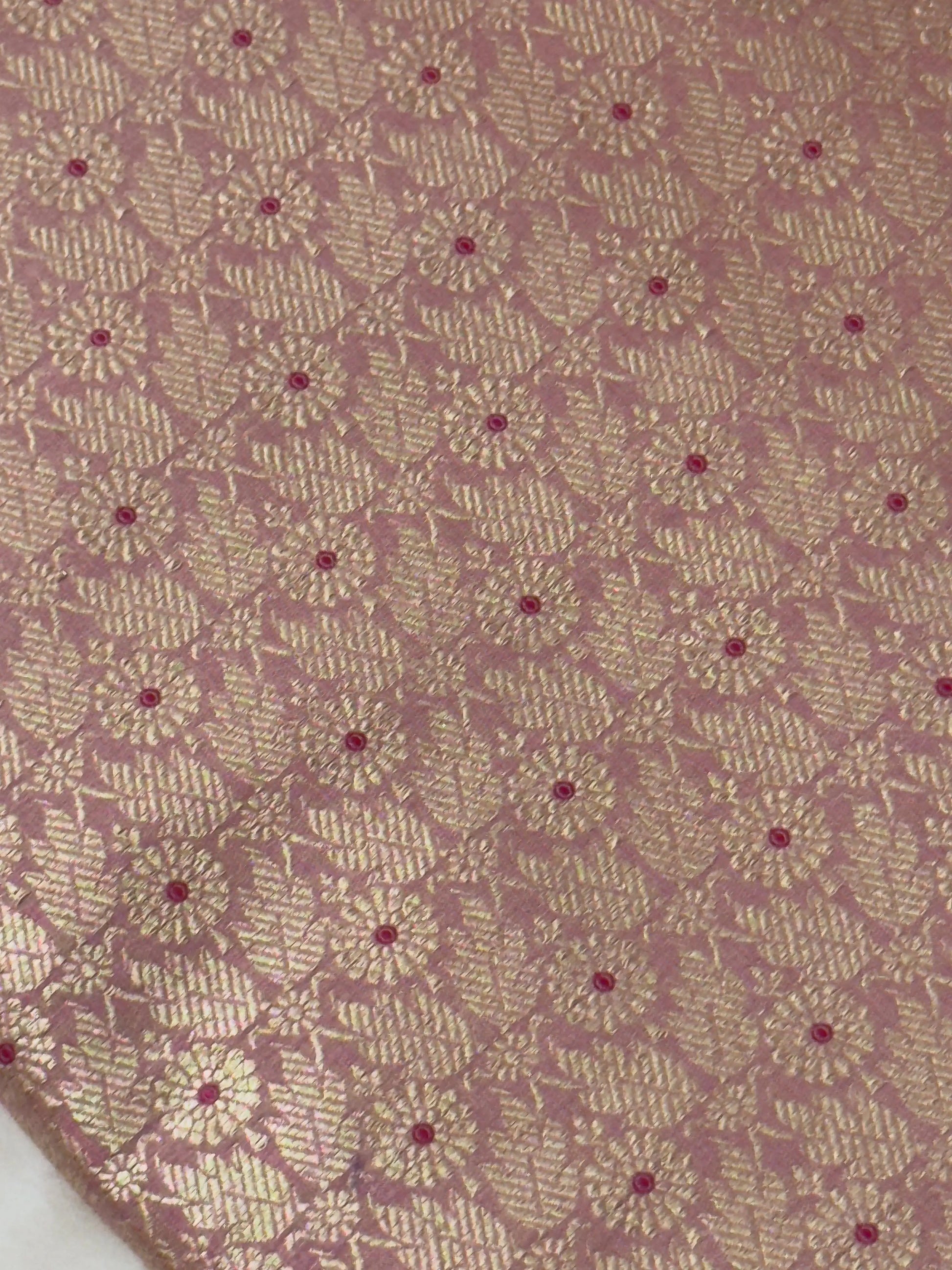 Katan Silk Brocade Fabric Heritage Weaves Online