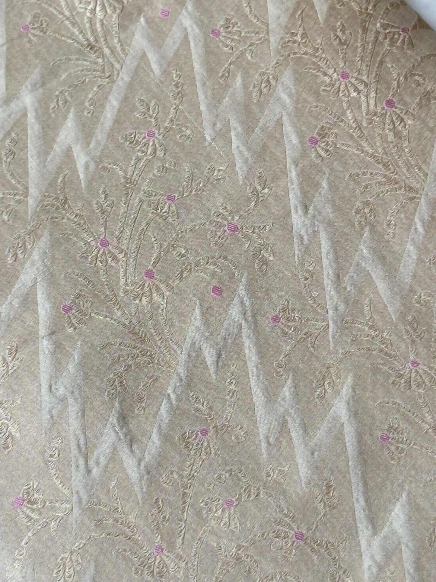 Katan Silk Brocade Fabric Heritage Weaves