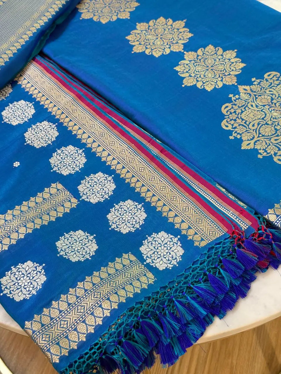 Premium Katan Silk Suit Heritage Weaves