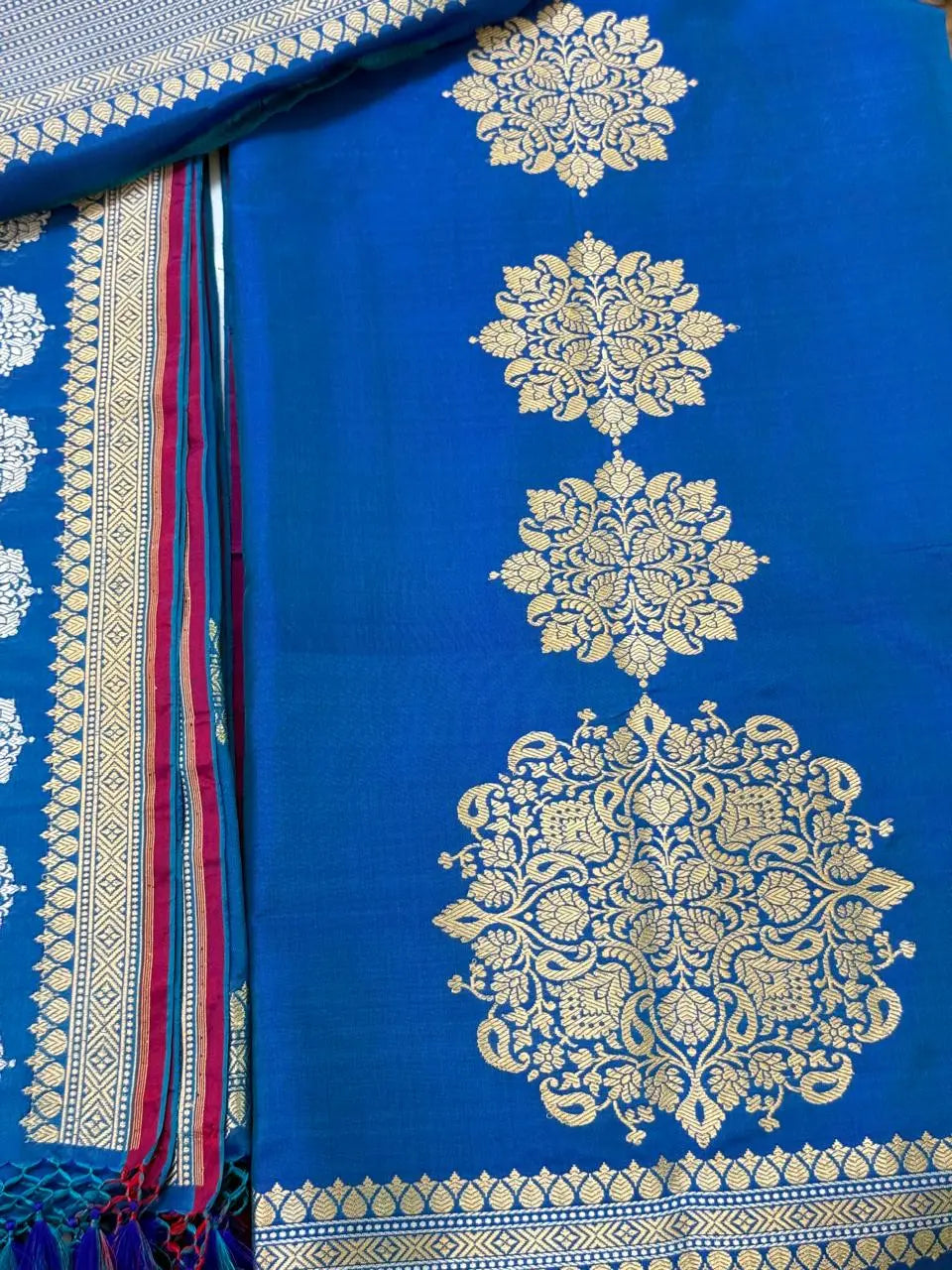 Premium Katan Silk Suit Heritage Weaves