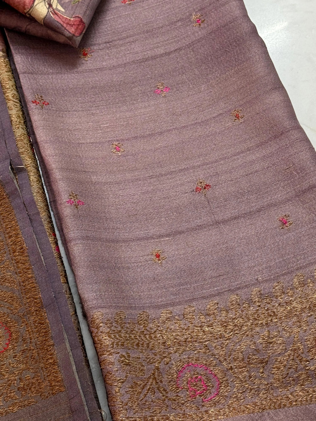Tussar Silk Suit Heritage Weaves