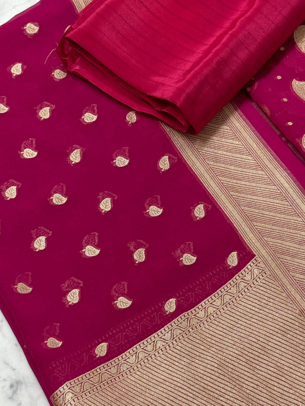 Georgette Suit Set Heritage Weaves