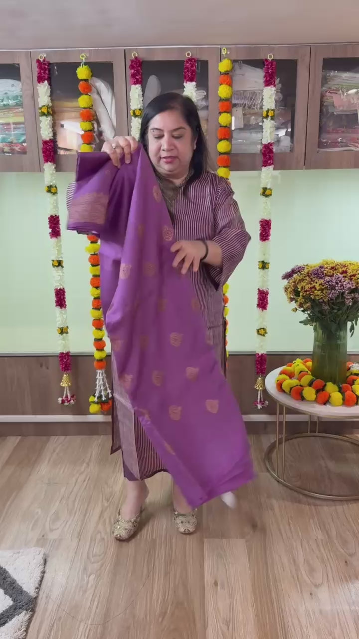 Tussar Silk Suit