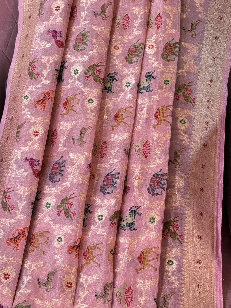 Pink Banarasi Dupatta London