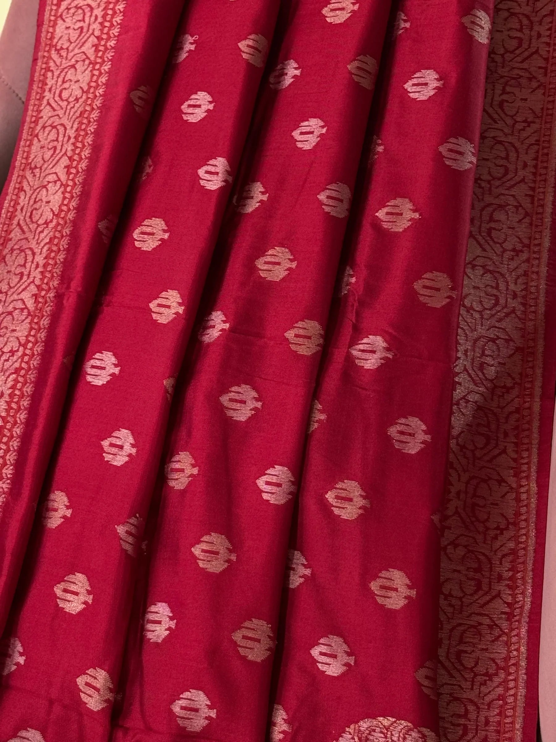 Red Banarasi Dupattas London